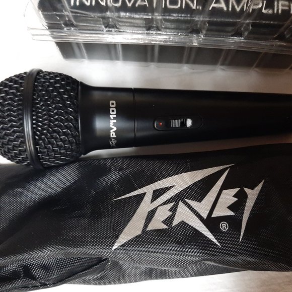 Peavey PVi100 1/4 Cardioid Dynamic Microphone with 1/4” XLR Cable and HTDZ mic - Picture 12 of 12